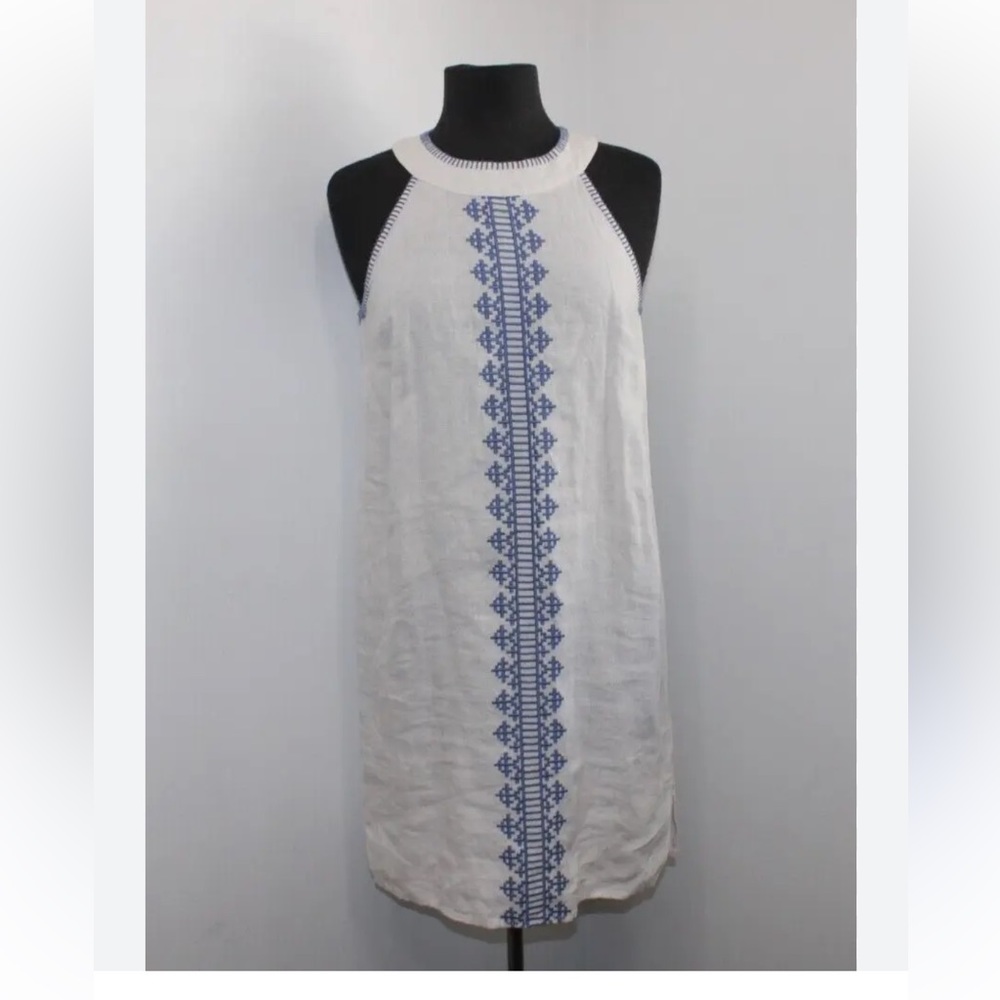 Sigrid Olsen Linen Sundress, Size Small. - image 1